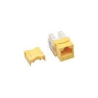 EATON TRIPP LITE SERIES N238-001-YW CAT6/CAT5E 110 STYLE PUNCH DOWN KEYSTONE JACK - YELLOW,
