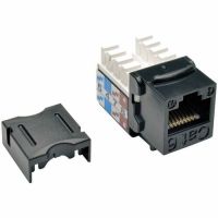 EATON TRIPP LITE SERIES N238-010-BK CAT6/CAT5E 110 STYLE PUNCH DOWN KEYSTONE JACK - BLACK, 1