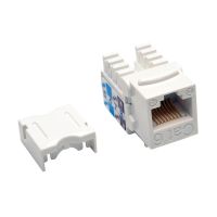 Eaton Tripp Lite Series N238-025-WH Cat6/Cat5e 110 Punch Down Keystone Jack - modular insert - TAA Compliant