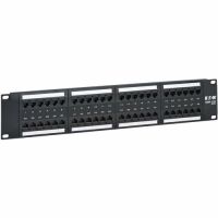 EATON TRIPP LITE SERIES N252-P48 48-PORT CAT6 PATCH PANEL - 4PPOE COMPLIANT, 110/KRONE, 5
