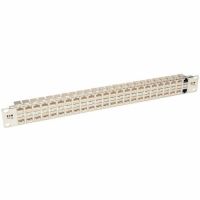 Eaton Tripp Lite Series N254-048-SH-6A 48-Port Cat6a Patch Panel Rackmount Shielded Feedthrough RJ45 1U - patch panel - 1U - 19" - TAA