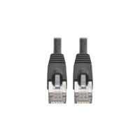 EATON TRIPP LITE SERIES N262-001-BK CAT6A 10G SNAGLESS SHIELDED STP ETHERNET CABLE (RJ45 M/M