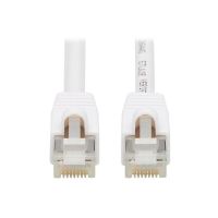 EATON TRIPP LITE SERIES N262AB-007-WH SAFE-IT CAT6A 10G SNAGLESS ANTIBACTERIAL S/FTP ETHERNET