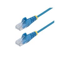 STARTECH N6PAT5BLS 5FT BLUE SLIM CAT6 ETHERNET CABLE, SNAGLESS, 100W POE, UTP, LSZH, 28AWG BARE COP