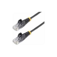 StarTech 6' CAT6 Cable - Black Slim CAT6 Patch Cord - Snagless - LSZH - N6PAT6BKS