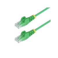 STARTECH N6PAT7GNS 7FT GREEN SLIM CAT6 ETHERNET CABLE, SNAGLESS, 100W POE, UTP, LSZH, 28AWG BARE CO