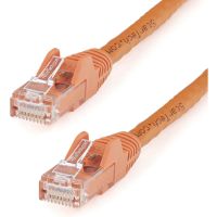 StarTech 10ft CAT6 Ethernet Cable Orange Snagless UTP CAT 6 Gigabit Cord/Wire 100W PoE 650MHz - N6PATCH10OR