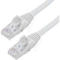 STARTECH N6PATCH125WH PATCH CABLE - UNSHIELDED TWISTED PAIR (UTP) - MALE LEFT GENDER - MALE RIGHT GEND
