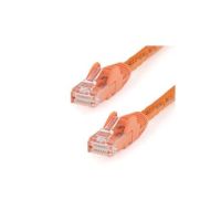 StarTech CAT6 Ethernet Cable 15' Orange 650MHz PoE Snagless Patch Cord - N6PATCH15OR