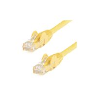 StarTech 25ft CAT6 Ethernet Cable Yellow Snagless UTP CAT 6 Gigabit Cord/Wire 100W PoE 650MHz - N6PATCH25YL