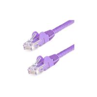 StarTech 2ft CAT6 Ethernet Cable Purple Snagless UTP CAT 6 Gigabit Cord/Wire 100W PoE 650MHz - N6PATCH2PL
