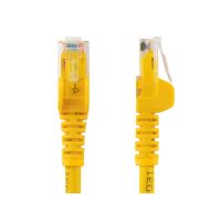 STARTECH N6PATCH6INYL 6IN YELLOW CAT6 ETHERNET CABLE DELIVERS MULTI GIGABIT 1/2.5/5GBPS & 10GBPS UP TO