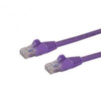 StarTech 75ft CAT6 Ethernet Cable Purple Snagless UTP CAT 6 Gigabit Cord/Wire 100W PoE 650MHz - N6PATCH75PL