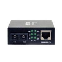 EATON TRIPP LITE SERIES N784-001-SC-MM 10/100 SC MULTIMODE FIBER TO ETHERNET MEDIA CONVERTER, 5