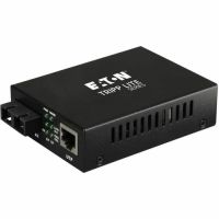EATON TRIPP LITE SERIES N785-001-SC GIGABIT MULTIMODE FIBER TO ETHERNET MEDIA CONVERTER, 10/