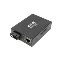 EATON TRIPP LITE SERIES N785-P01-SC-MM2 GIGABIT MULTIMODE FIBER TO ETHERNET MEDIA CONVERTER, POE