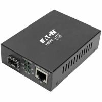 Eaton Tripp Lite Series N785-P01-SFP Gigabit SFP Fiber to Ethernet Media Converter, POE+ - 10/100/1000 Mbps - fiber media converter
