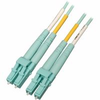 Eaton Tripp Lite Series N820-04M-OM4 10Gb/40Gb/100Gb Duplex Multimode 50/125 OM4 LSZH Fiber Patch Cable (LC/LC), Aqua, 4 m (13.1 ft.)