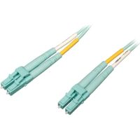 Eaton Tripp Lite Series N820-10M-OM4 10Gb/40Gb/100Gb Duplex Multimode 50/125 OM4 LSZH Fiber Patch Cable (LC/LC), Aqua, 10M (32.8 ft.)