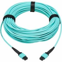 TRIPP LITE SERIES N844A-20M-8-P 40/100/400G MMF 50/125 OM3 FIBER OPTIC CABLE 8F MPO/MPO-PC F/F