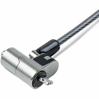 StarTech Nano Laptop Cable Lock 6ft, Anti-Theft Keyed Lock, Security Cable Locks Nano Slot Notebooks, Steel Cable - NANOK-LAPTOP-LOCK