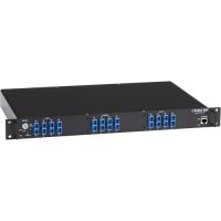 BLACK BOX NBS004MA RACKMOUNT GANG SWITCH - 19-IN., 1U, (4) DUPLEX MULTIMODE SC, NETWORK MANAGEABLE