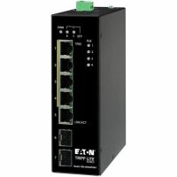 Eaton Tripp Lite series NGI-U05C2POE4 Unmanaged Industrial Gigabit Ethernet Switch 5-Port - 10/100/1000 Mbps, PoE+ 30W, 2 GbE SFP