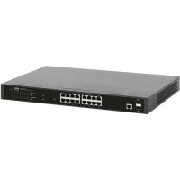 EATON NGS16C2POE-1 16 Port Gigabit PoE+ Web-Managed Layer 2 Network Switch, 2 SFP Ports, Rackmount, 220W PoE