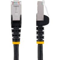StarTech 6ft LSZH CAT6a Ethernet Cable 10 GbE Snagless 100W PoE SFTP Network Patch Cord Black - NLBK-6F-CAT6A-PATCH