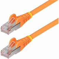 StarTech NLOR-25F-CAT6A-PATCH 25ft Orange Cat6a Ethernet Cable, Snagless RJ45, 10Gb, 100W PoE, S/FTP, LSZH