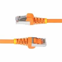 STARTECH NLOR-6F-CAT6A-PATCH 6FT ORANGE CAT6A ETHERNET CABLE, SNAGLESS RJ45, 10G, 100W POE, S/FTP, LSZH, 27AW