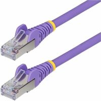 StarTech NLPL-6F-CAT6A-PATCH CAT6A S FTP LSZH 10GbE 500MHz 100W PoE++ Ethernet Patch Cable, Purple, 6ft