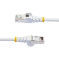 STARTECH NLWH-6F-CAT6A-PATCH 6FT CAT6A ETHERNET CABLE - WHITE - LOW SMOKE ZERO HALOGEN (LSZH) - 10GBE 500MHZ