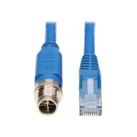 EATON TRIPP LITE SERIES NM12-602-02M-BL M12 X-CODE CAT6 1G UTP CMR-LP ETHERNET CABLE