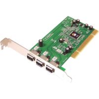 SIIG NN-400012-S8 3-Port FireWire PCI Adapter with Three External IEEE 1394 Ports