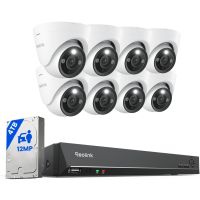 Reolink NVS16-12MD8 4K+ 16-Channel 4TB 8x12MP Cam Wired Security Camera System