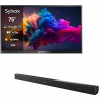 Sylvox OQ75A2KHGD 75" Advanced QLED Google Outdoor TV -2024 Deck Pro QLED 2.0