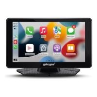 Adesso GekoGear Orbit C100 7" Infotainment Display Compatible with Apple Car Play and Android Auto, Black