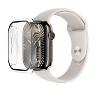 Belkin OWA003fqCL 46mm TemperedCurve 2-in-1 Screen Protector + Bumper for Apple Watch Series 10 - Clear