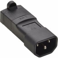 Eaton Tripp Lite Series P002-000 NEMA 5-15R to C14 Power Cord Adapter - 15A, 125V, Black - power connector adapter
