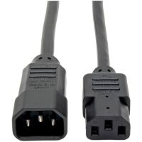 EATON TRIPP LITE SERIES P004-001 PDU POWER CORD, C13 TO C14 - 10A, 250V, 18 AWG, 1 FT