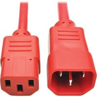 EATON TRIPP LITE SERIES P004-003-ARD PDU POWER CORD, C13 TO C14 - 10A, 250V, 18 AWG, 3 FT