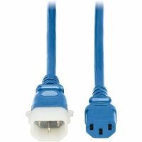Eaton P005-E03-ABL-6 Tripp Lite C13 to P-Lock C14 Power Cord, Blue, 6ft