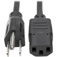 Tripp Lite P006-002-13A AC Power Cord NEMA 5-15P to IEC-320 C13 125V 13A 16AWG SJT Black 2ft