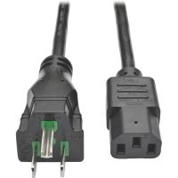 EATON TRIPP LITE SERIES P006-C08-HG10 HOSPITAL-GRADE POWER CORD, NEMA 5-15P TO C13 - GREEN DOT