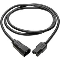 Tripp Lite P018-010 Heavy Duty Computer Power Cord, 10ft IEC-320-C14 to C15, 15A 14AWG, Supports UPS PDU Server, 250V AC, RoHS Compliant, Black