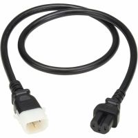EATON P018-E03 Tripp Lite Series PDU Power Cord, C15 to P-Lock C14, Heavy-Duty, 15A, 250V, 14 AWG, 3 ft