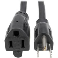 EATON P024-025 NEMA 5-15P to 5-15R Power Extension Cable, Left-Angle Male to Right-Angle Female