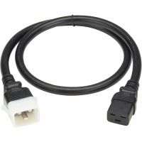EATON P036-E04 Tripp Lite Series PDU Power Cord, C19 to P-Lock C20, Heavy-Duty, 20A, 250V, 12 AWG, 4 ft