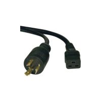 EATON P040-010 NEMA L6-20P to C19 Power Cord, Heavy-Duty Server Power Cable